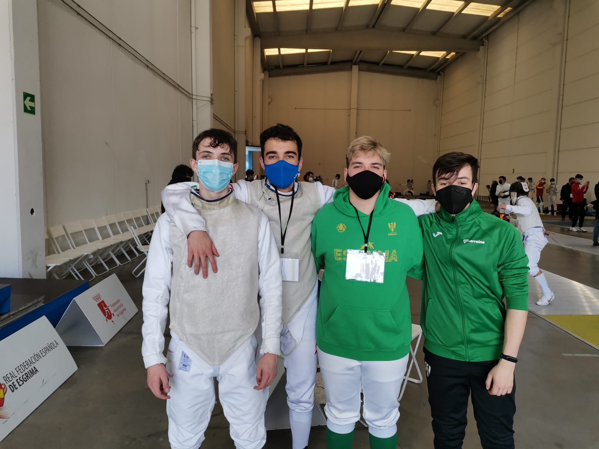 Buenos resultados para el CD Larraina en el primer Torneo Nacional M20 de florete